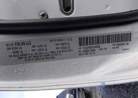 2015 Dodge Dart Sxt z USA, uszkodzony, nr VIN 1C3CDFBBXFD402696